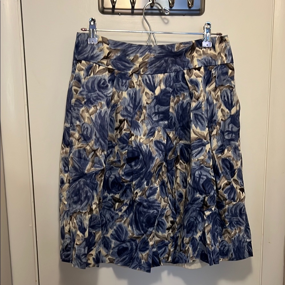 Floral Blue Skirt
